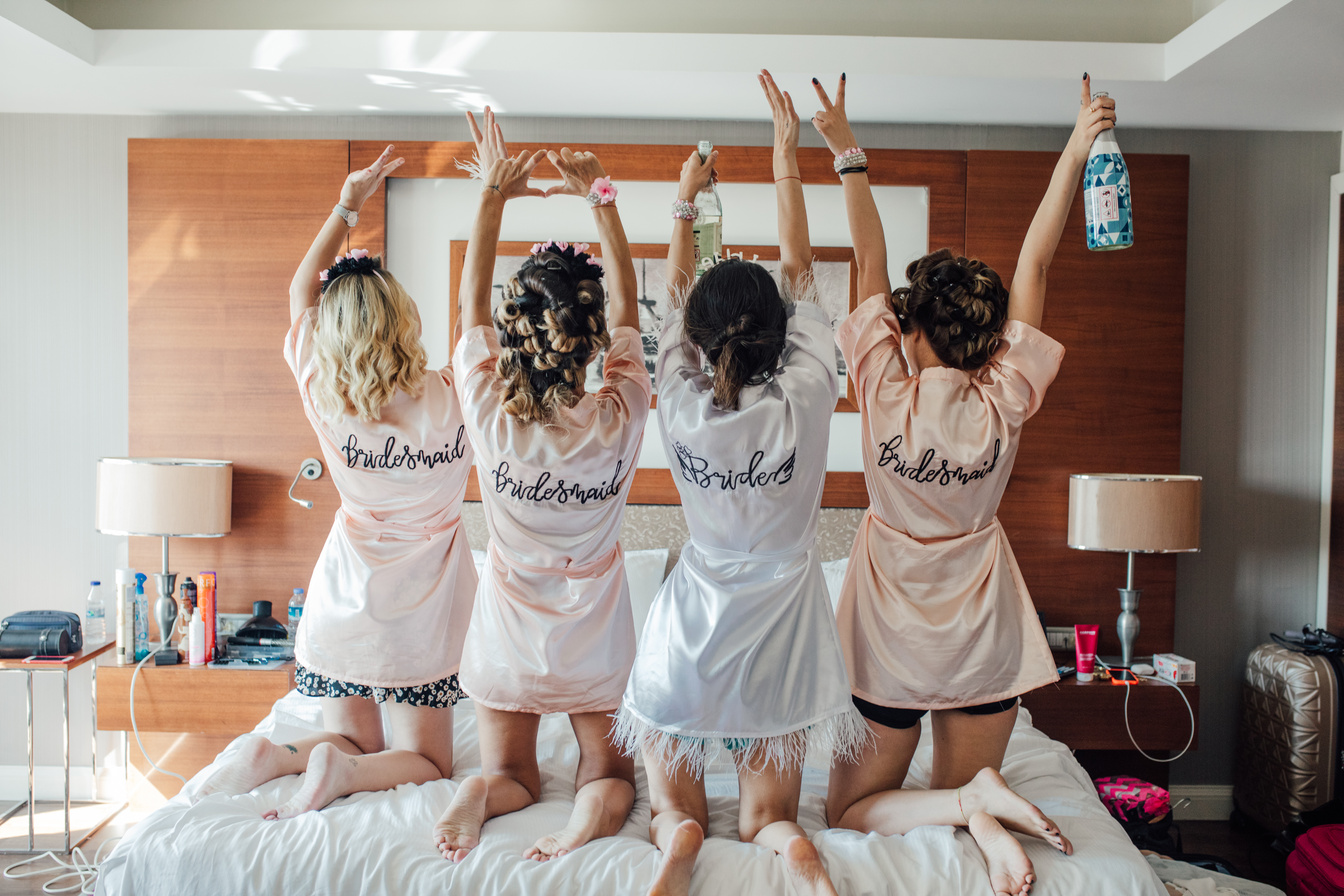 Women in a Bachelorette Party