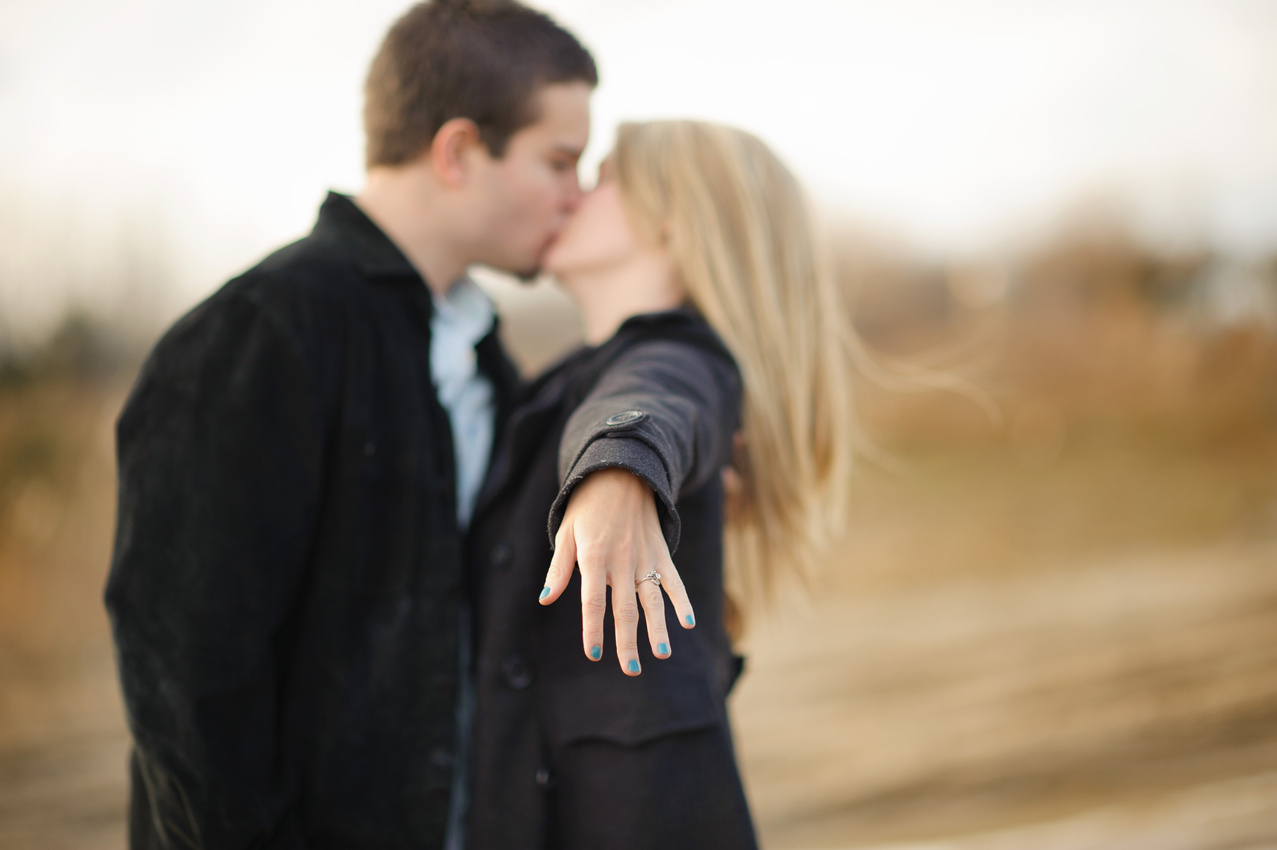 Happy Engaged Couple